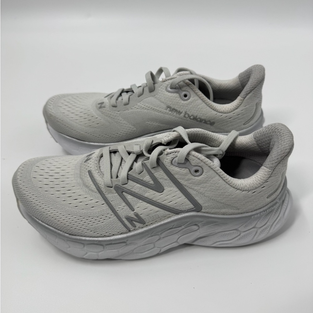 New Balance Light Gray Foam X Running Shoes Womens Size 8